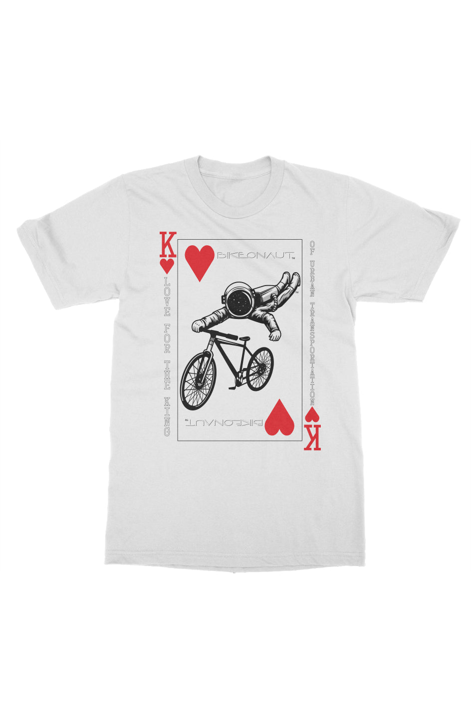 Bikeonaut King of Hearts Men's Tee